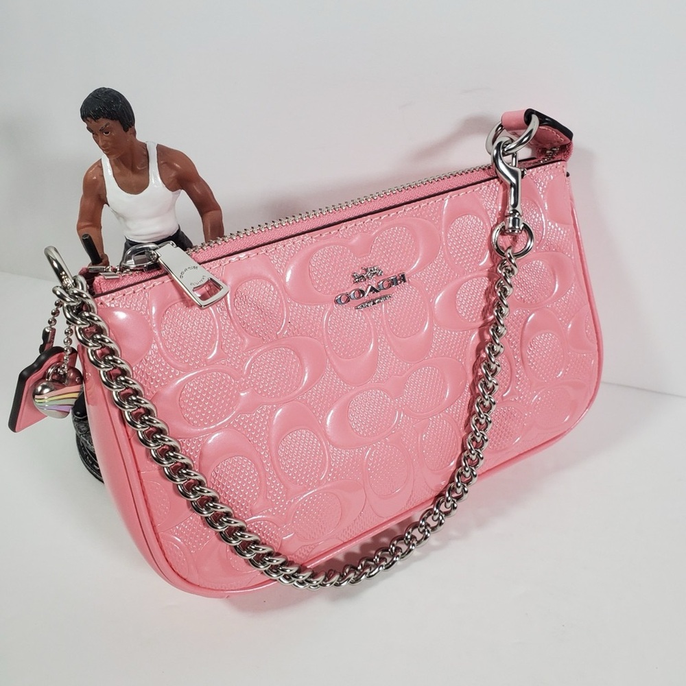 Sold❌Coach Nolita 19 In Signature Leather With Heart Charm NWT